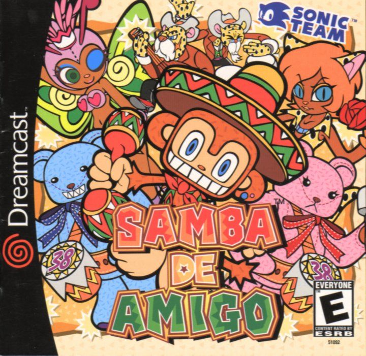 Samba De Amigo box art for Sega Dreamcast